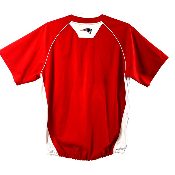 New England Patriots Shirt Mens Small XGrain Red Short Sleeve Sports Pockets - Picture 2 of 16
